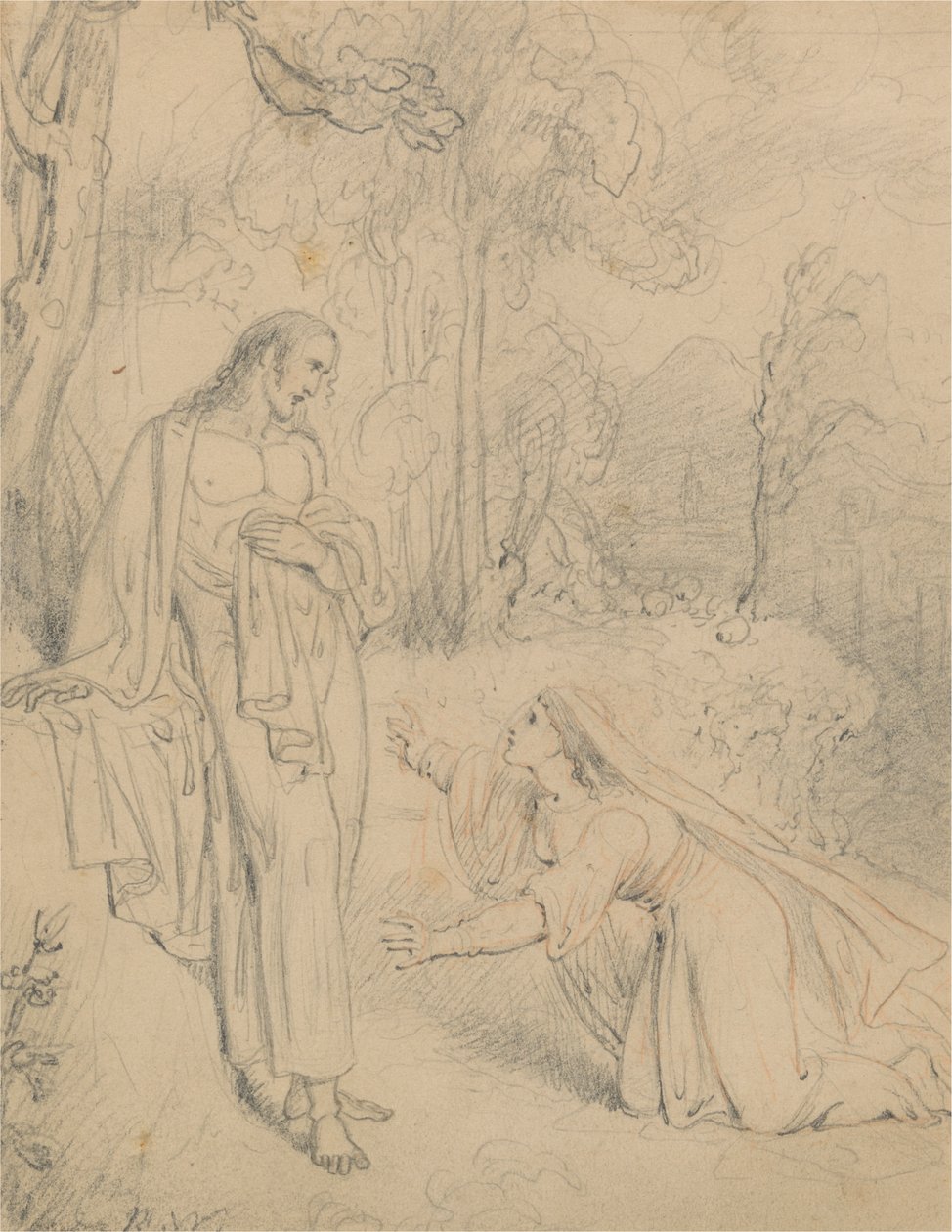 Christ Appears to Mary Magdalene (John 20:13-14) by Richard Westall