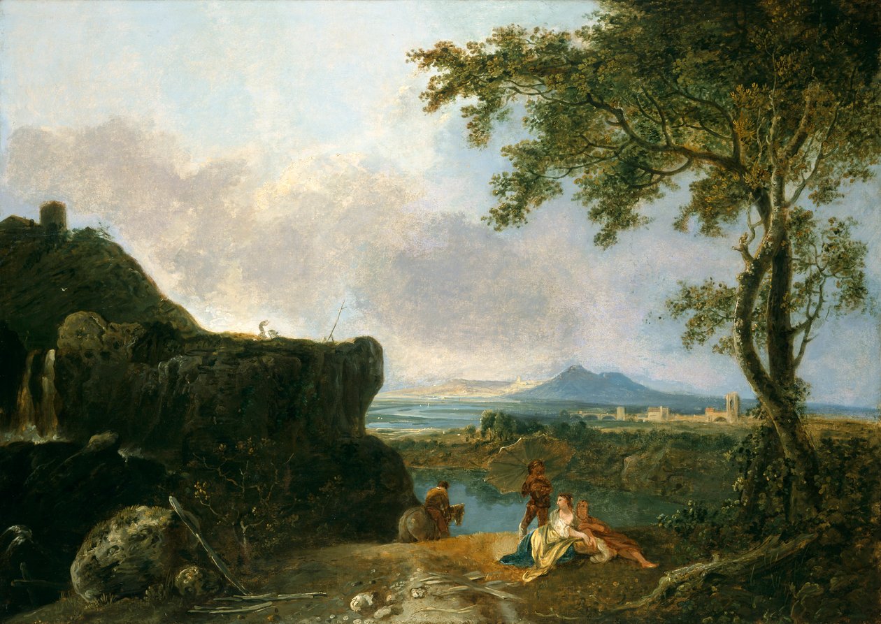 A White Monk by Richard Wilson