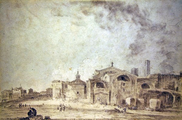 The Baths of Diocletian, Rome by Richard Wilson