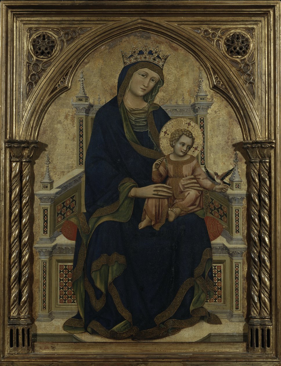 Virgin and Child Enthroned by Ridolfo di Arpo Guariento