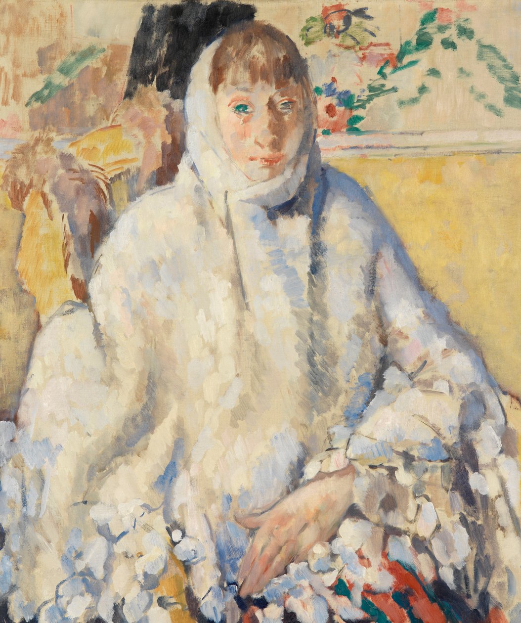 The Sick Woman with White Shawl by Rik Wouters