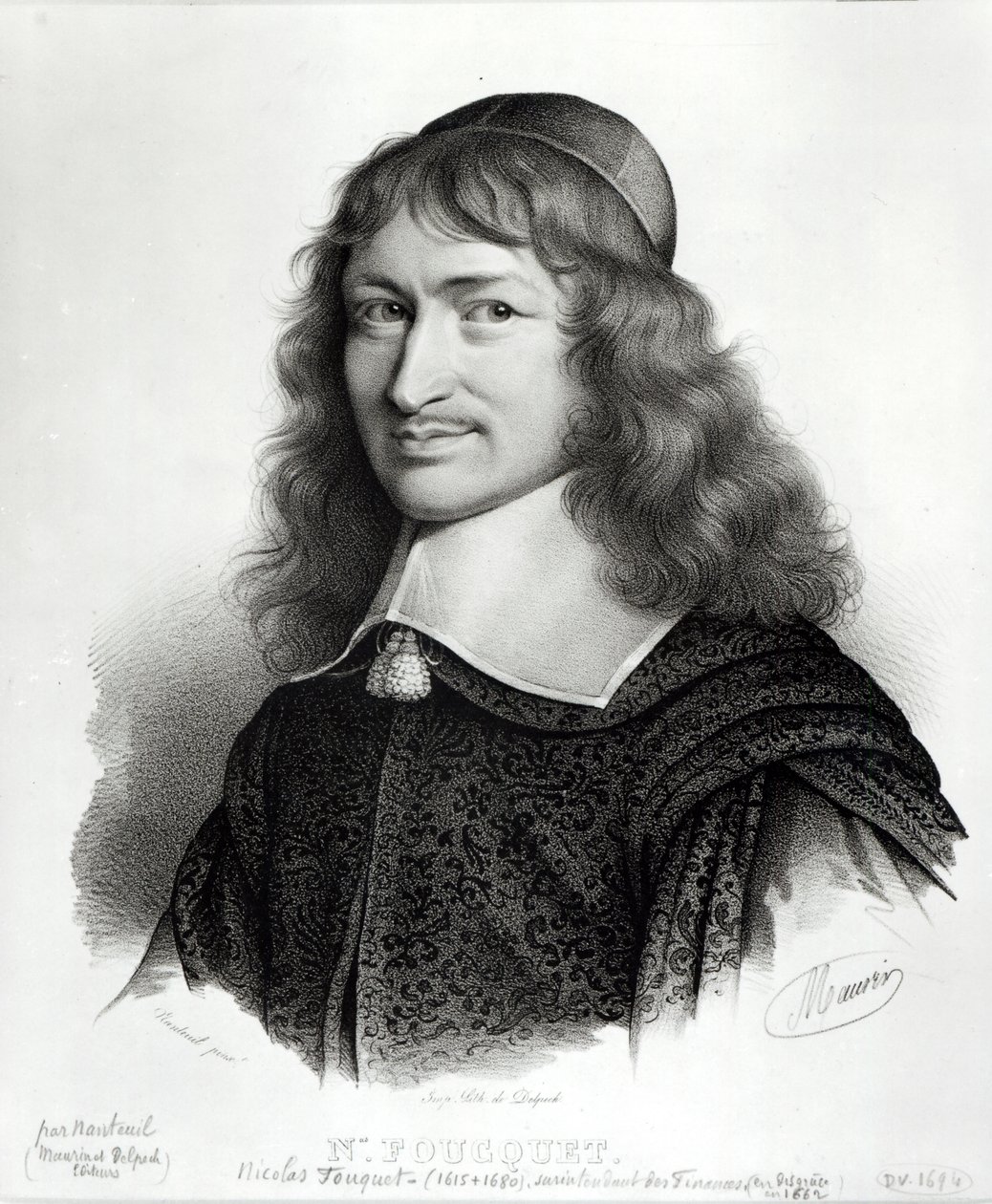 Portrait of Nicolas Fouquet by Robert Nanteuil