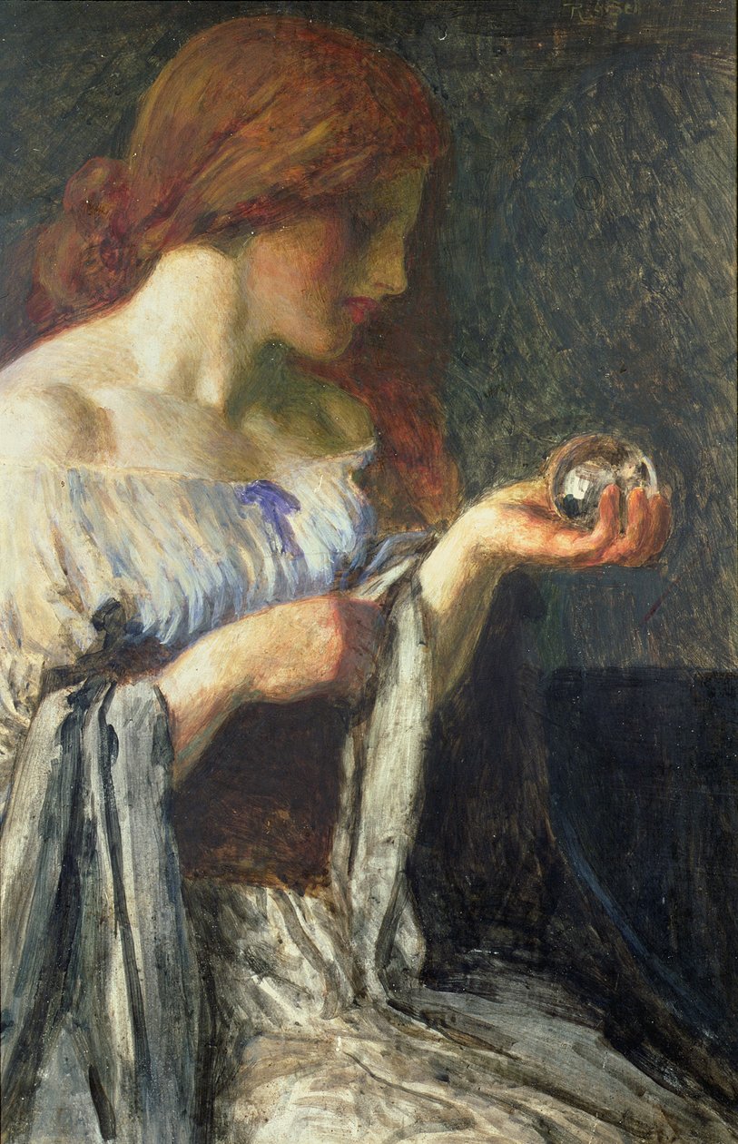 The Crystal Ball by Robert Anning Bell