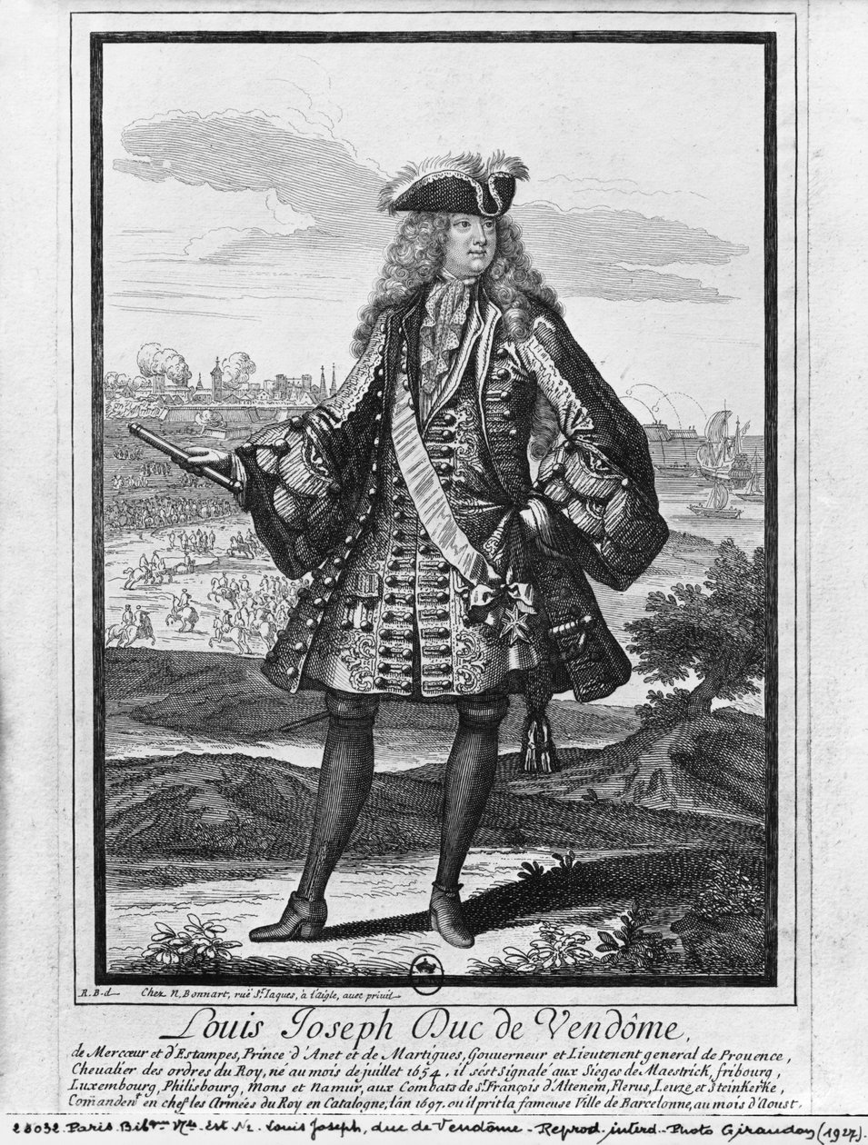 Louis Joseph de Bourbon, Duke of Vendome, known as 