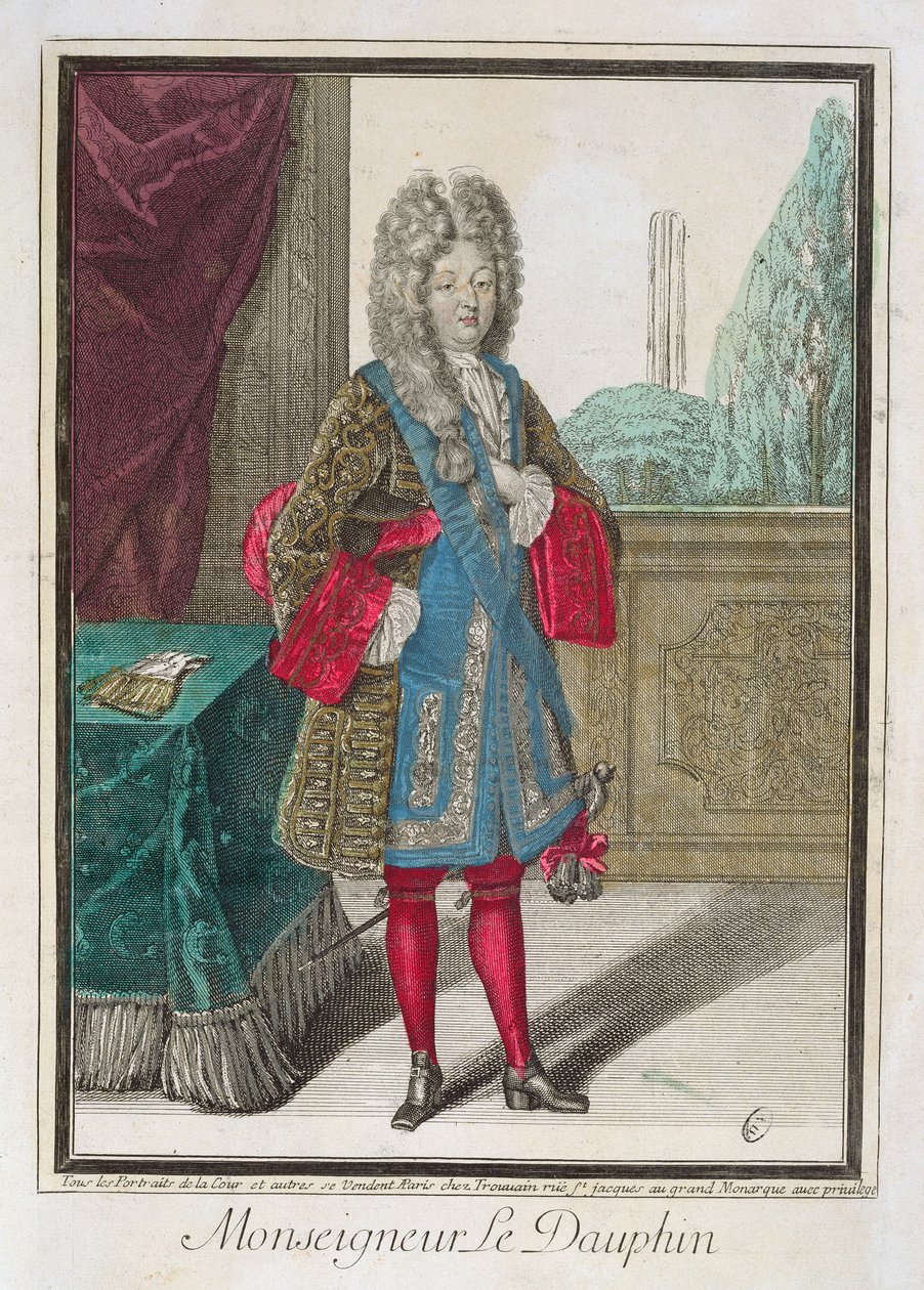 Louis de France (1661-1711) Monseigneur le Dauphin by Robert Bonnart