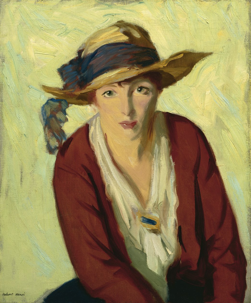 The Beach Hat by Robert Cozad Henri