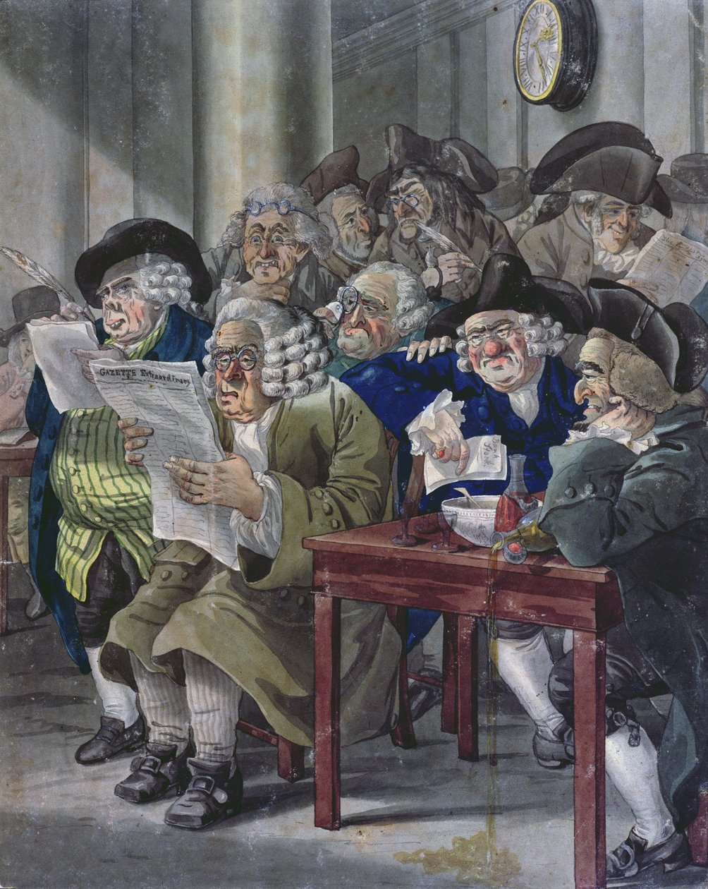 Stockjobbers Extraordinary, satirical sketch by Robert Dighton