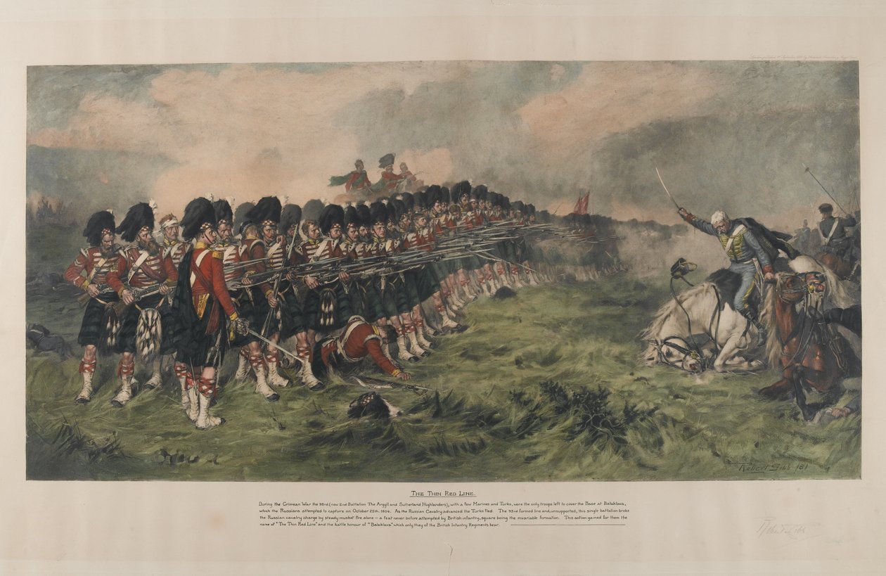 The Thin Red Line by Robert Gibb