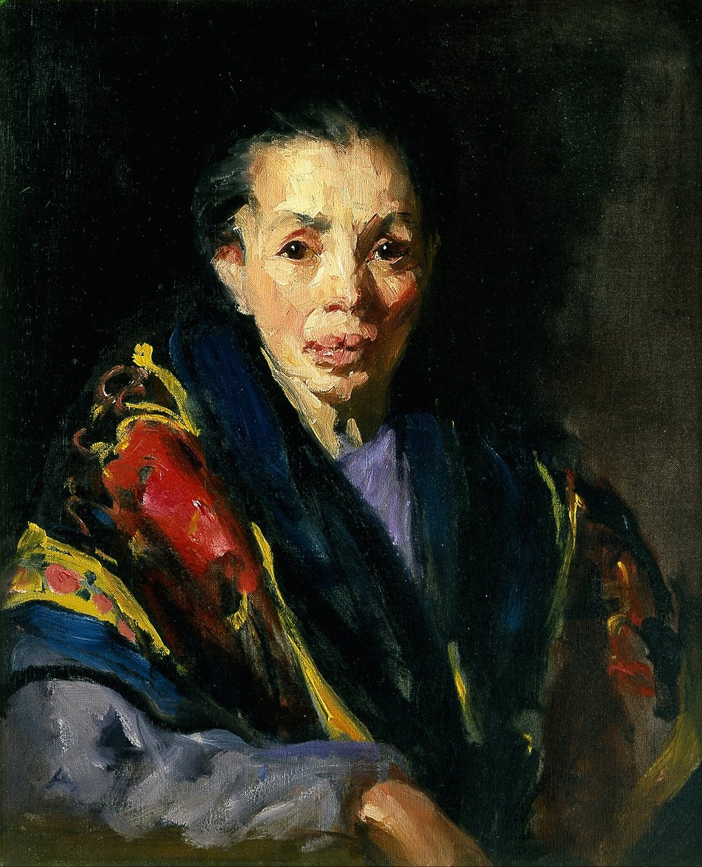 The Old Model (Old Spanish Woman) by Robert Cozad Henri