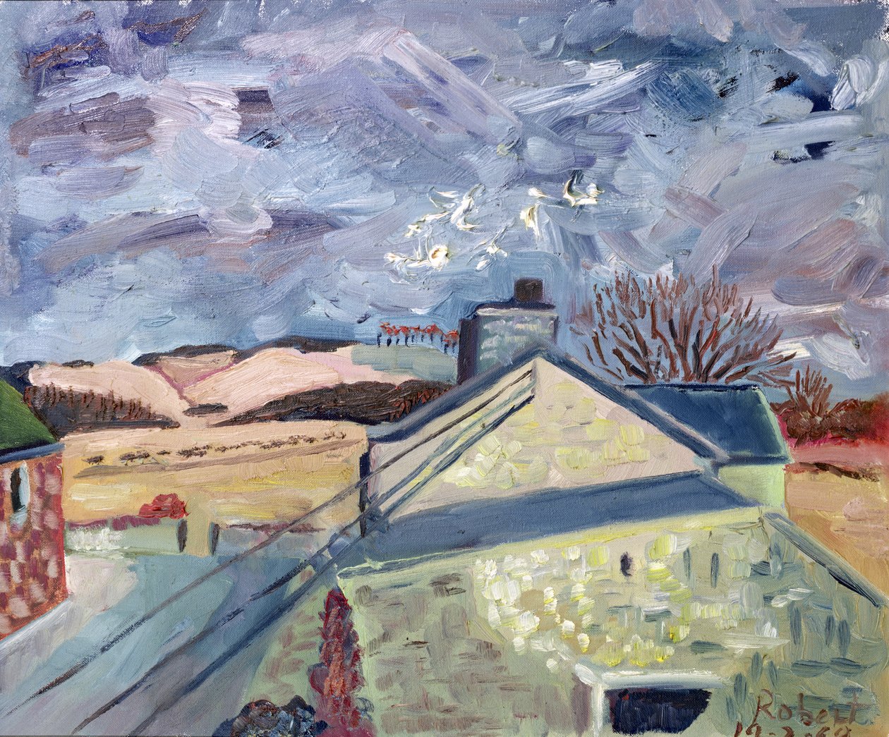 Doves at High Barns by Robert Hobhouse