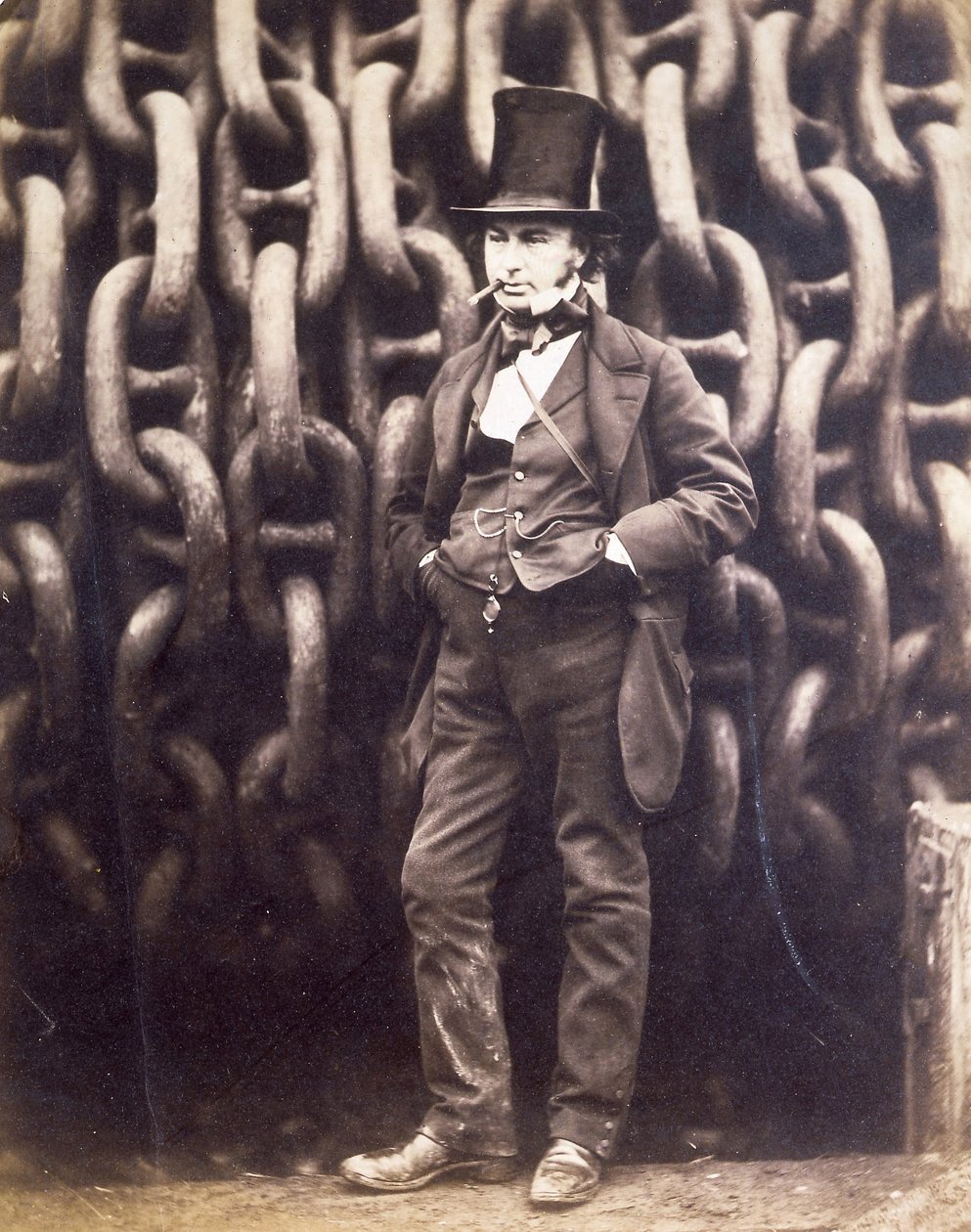 Isambard Kingdom Brunel and the Launching Chains of the Great Eastern by Robert Howlett