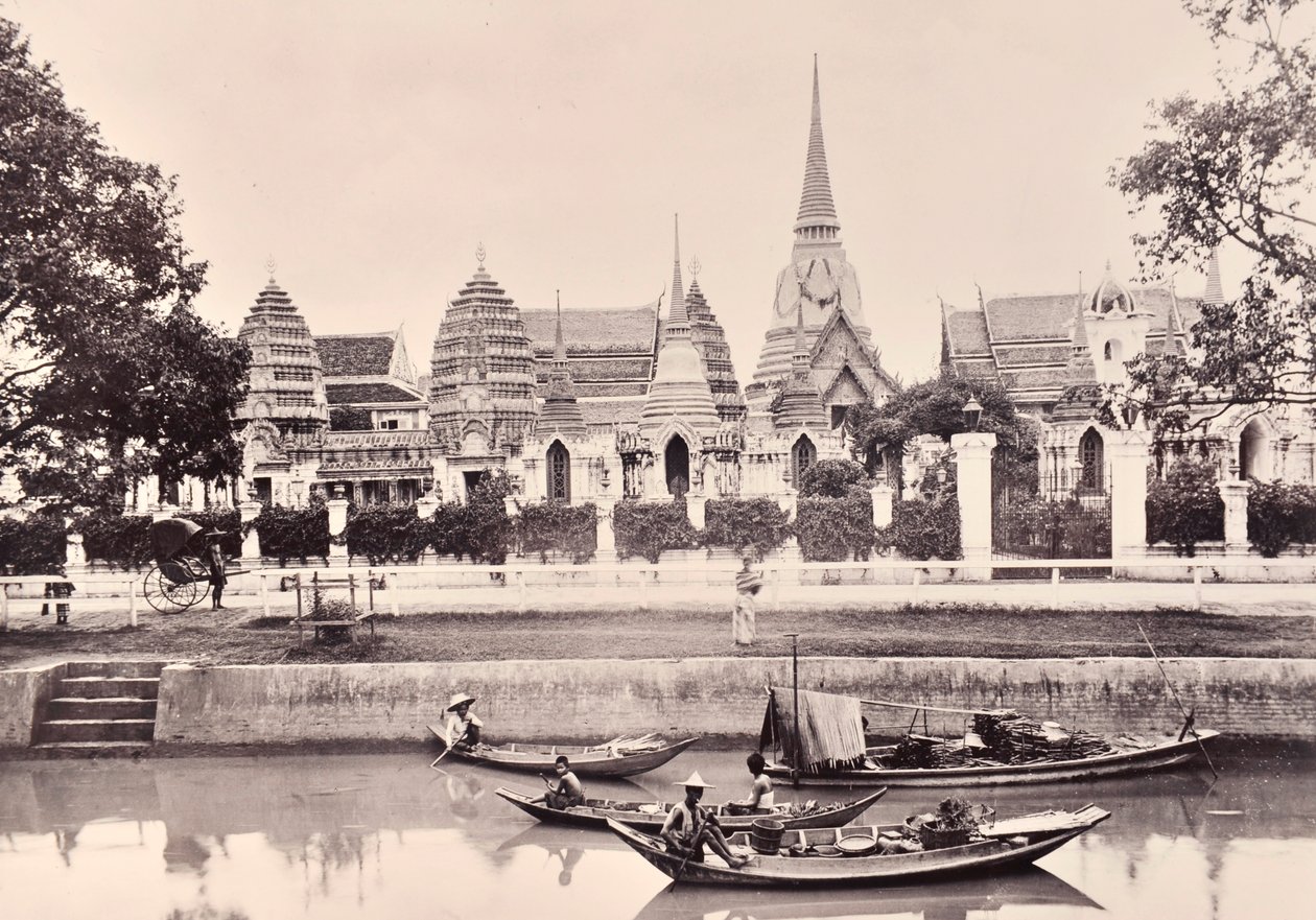 View of a Canal in Bangkok by Robert Lenz