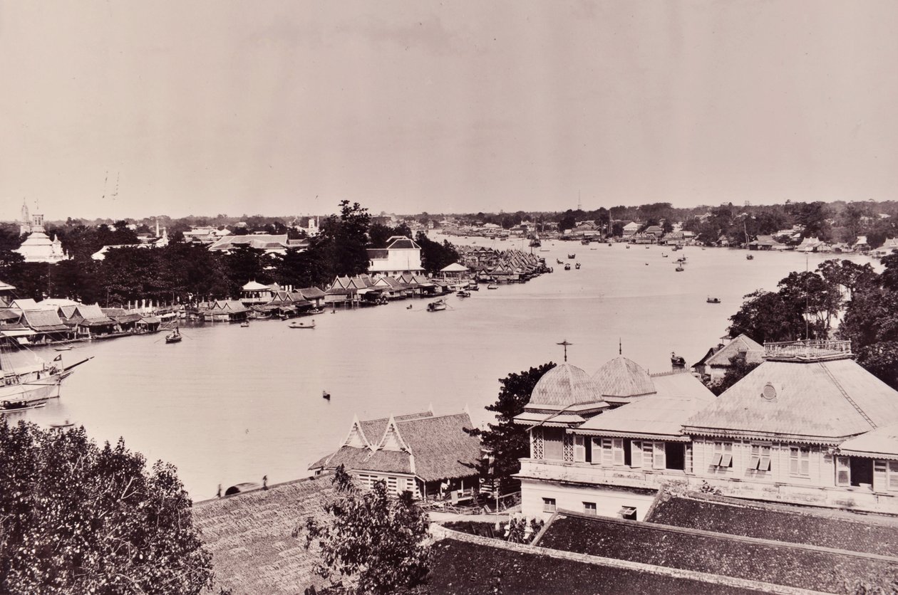 View of the Chao Phraya River in Bangkok by Robert Lenz