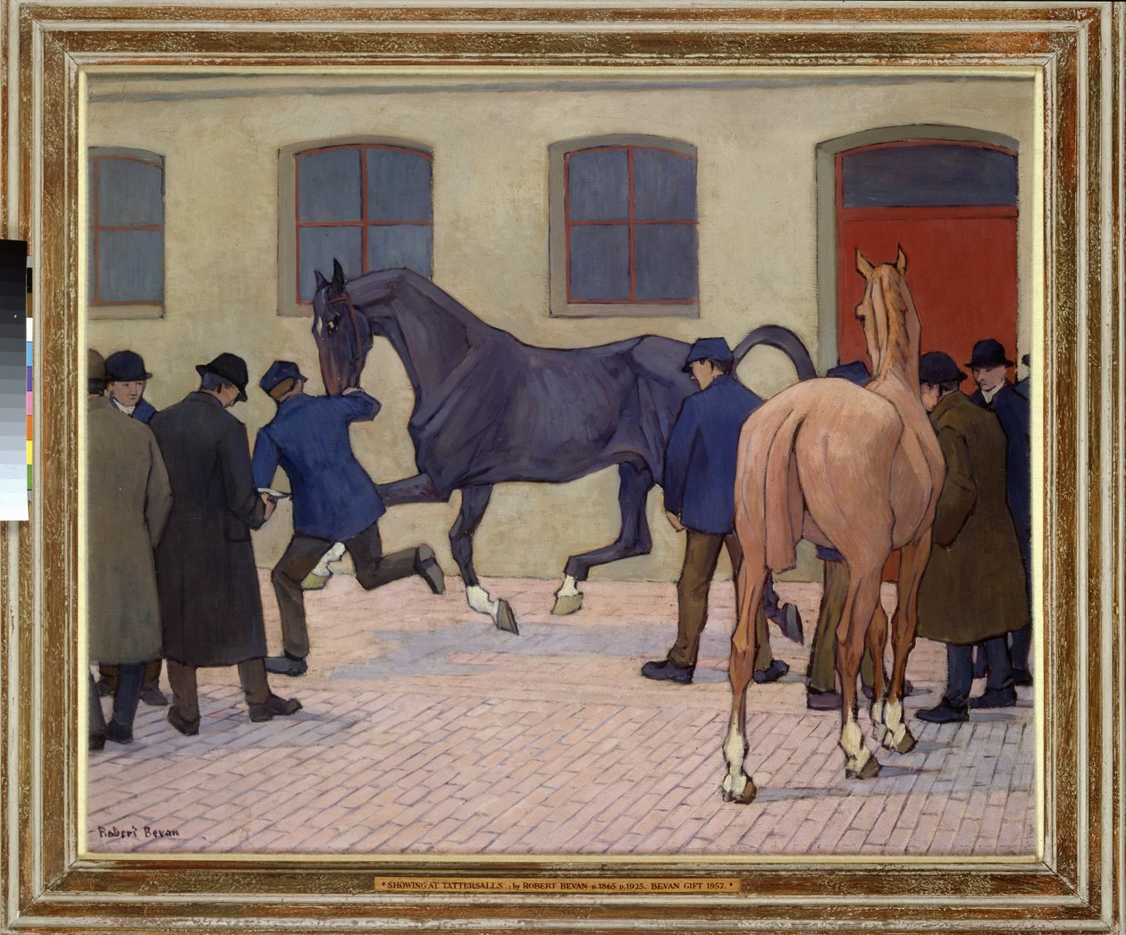 Showing at Tattersalls by Robert Polhill Bevan