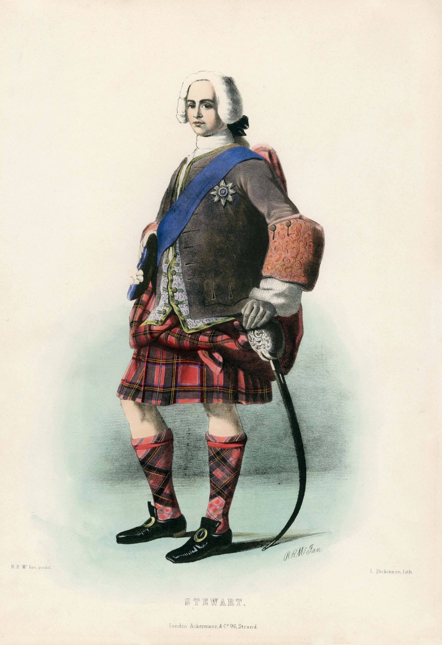 Stewart, from The Clans of the Scottish Highlands by Robert Ronald McIan