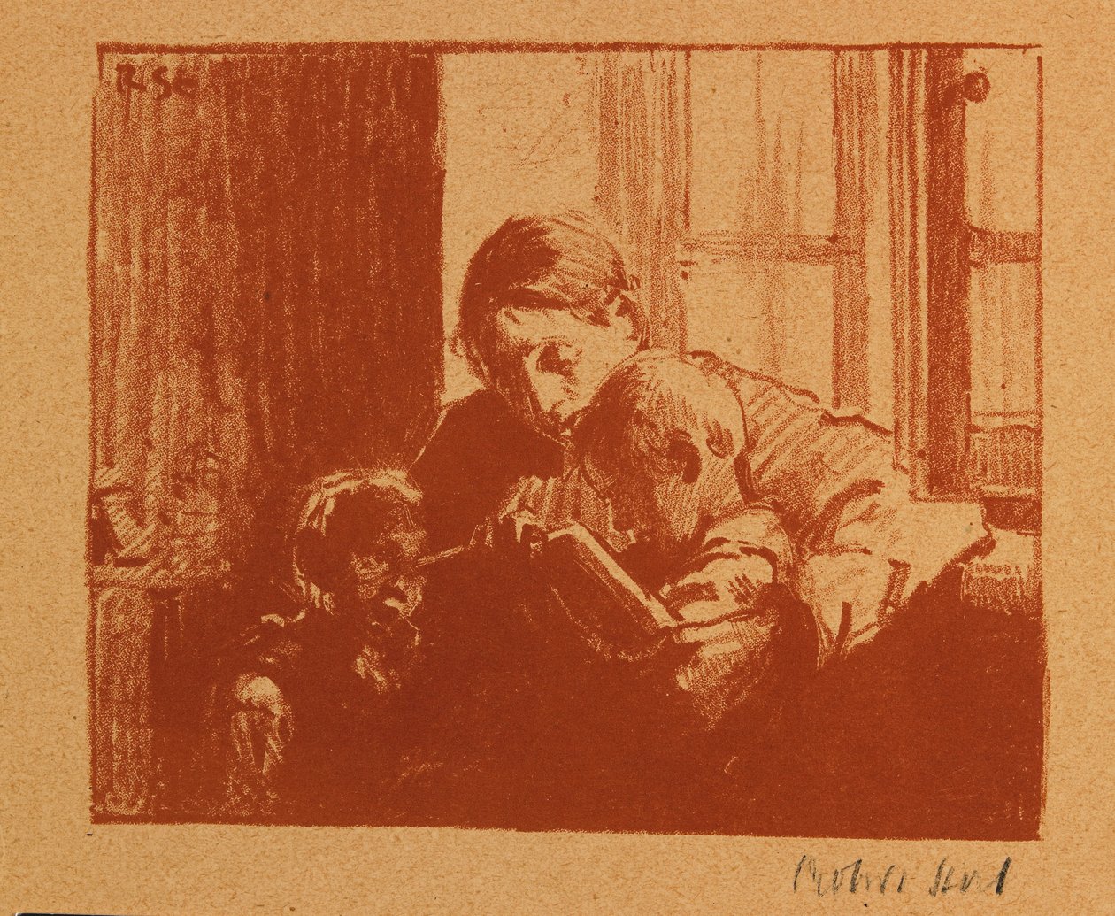 Mother and Children by Robert Sterl