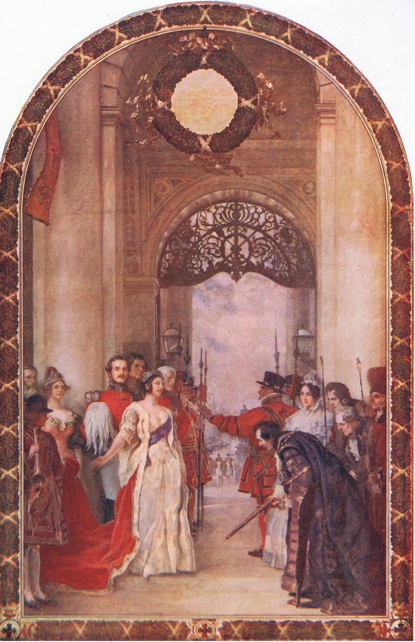 Opening of the Royal Exchange by Queen Victoria by Robert Walker Macbeth