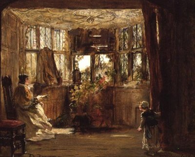 The Interruption by Robert Alexander Hillingford