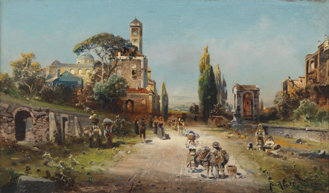 Via Appia 1905 by Robert Alott