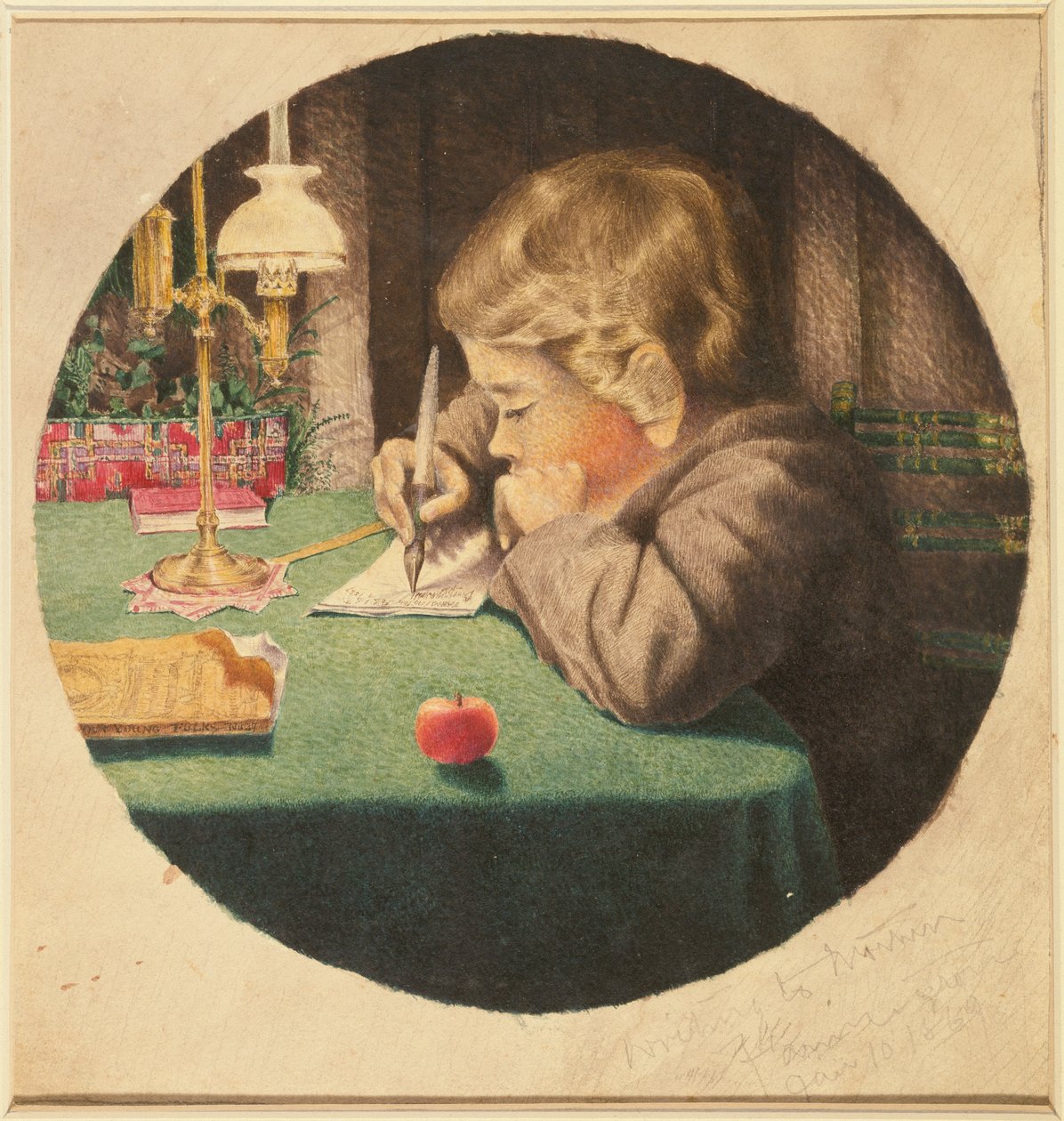 Writing to Mother by Robert B. Brandegee