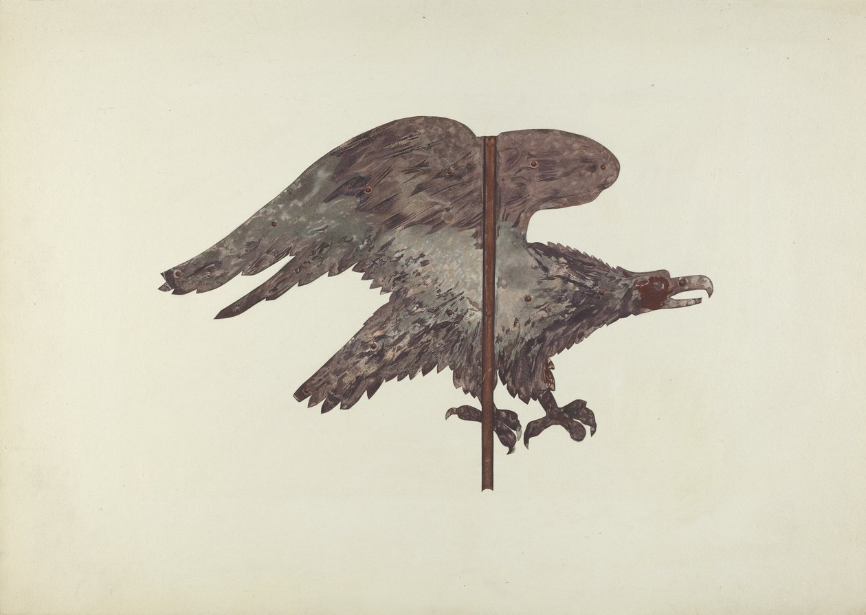 Flying Eagle Weather Vane by Robert Barton