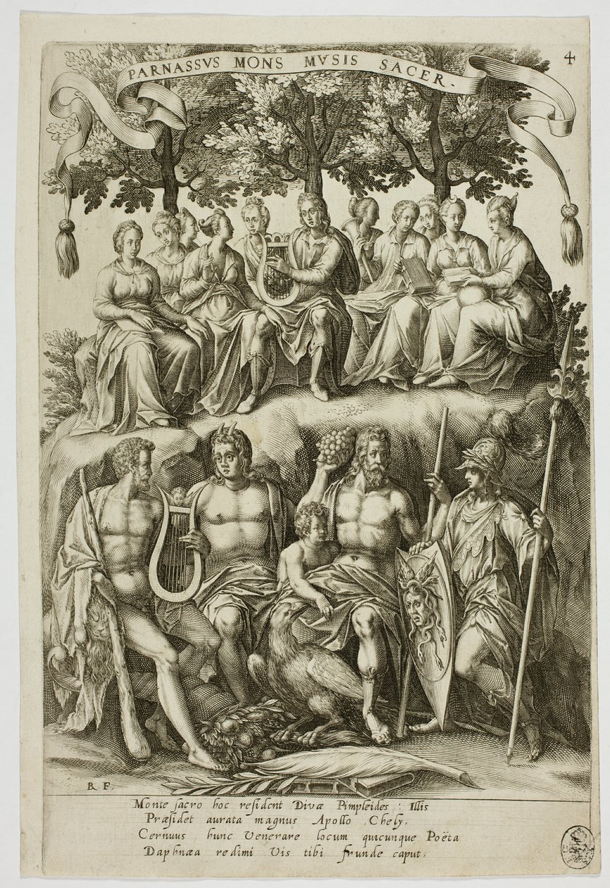 Parnassus, plate 4 from Parnassus Biceps by Robert Boissard