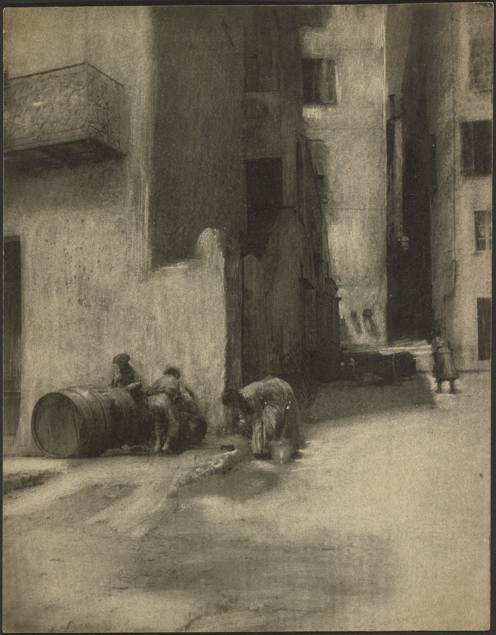 Street Corner in Menton by Robert Demachy