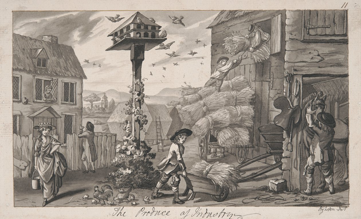 The Produce of Industry by Robert Dighton