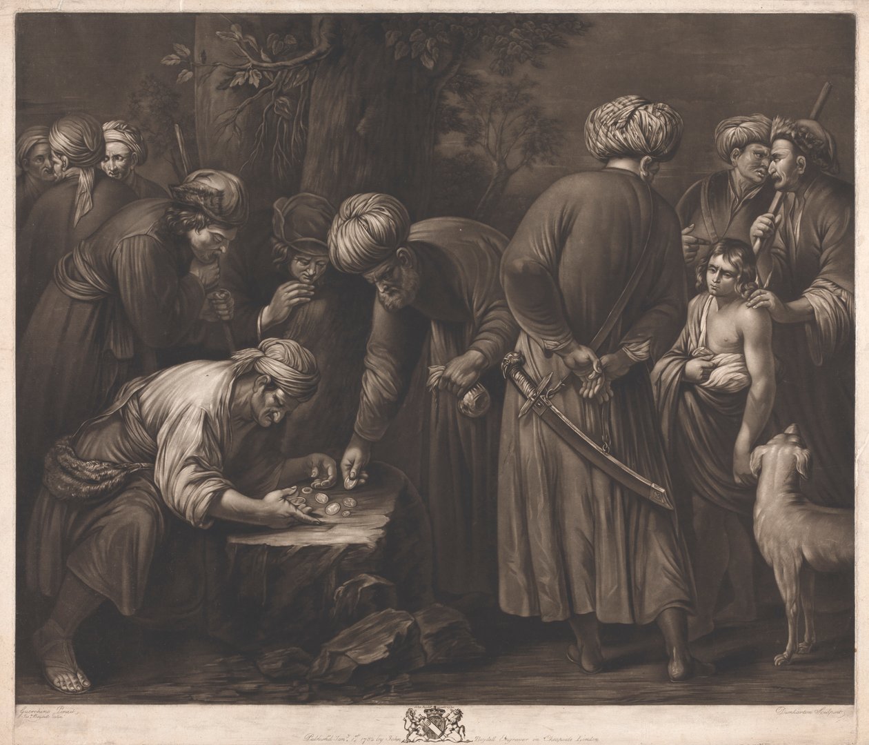 Joseph Sold by his Brethren by Robert Dunkarton