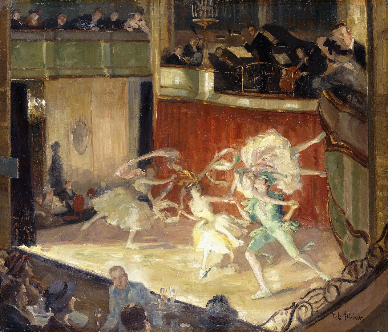 At the Theatre by Robert Emil Stubner