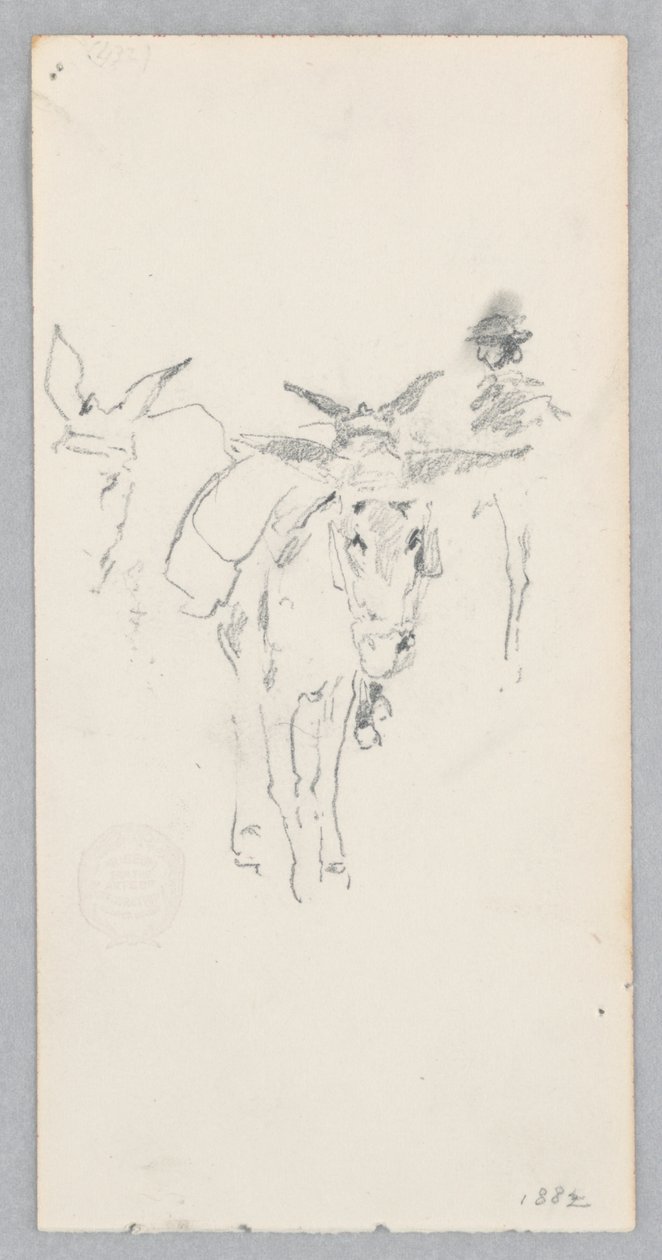 Donkeys by Robert Frederick Blum