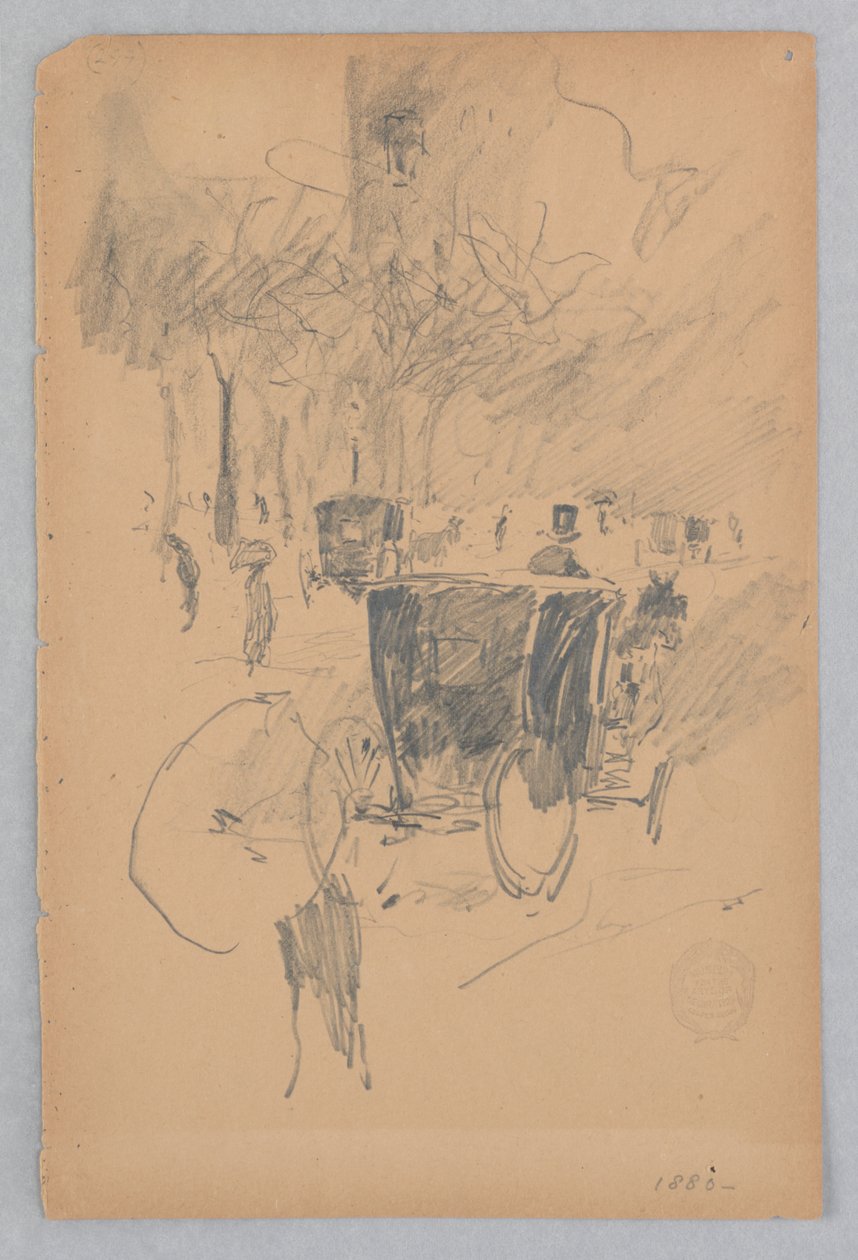 Horse and Carriage by Robert Frederick Blum