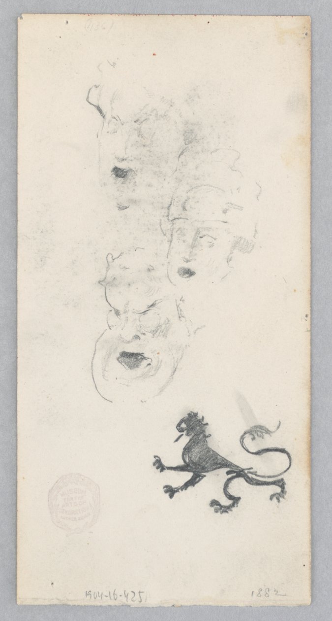Rampant Lion by Robert Frederick Blum