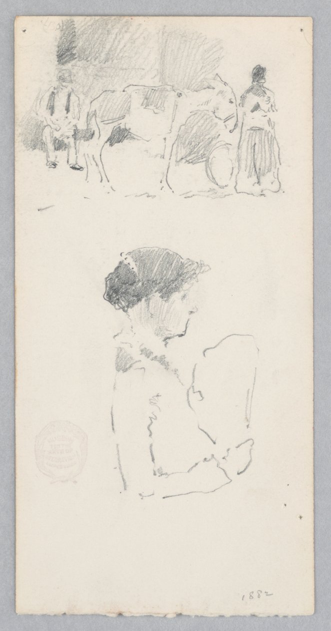 Street Scene by Robert Frederick Blum