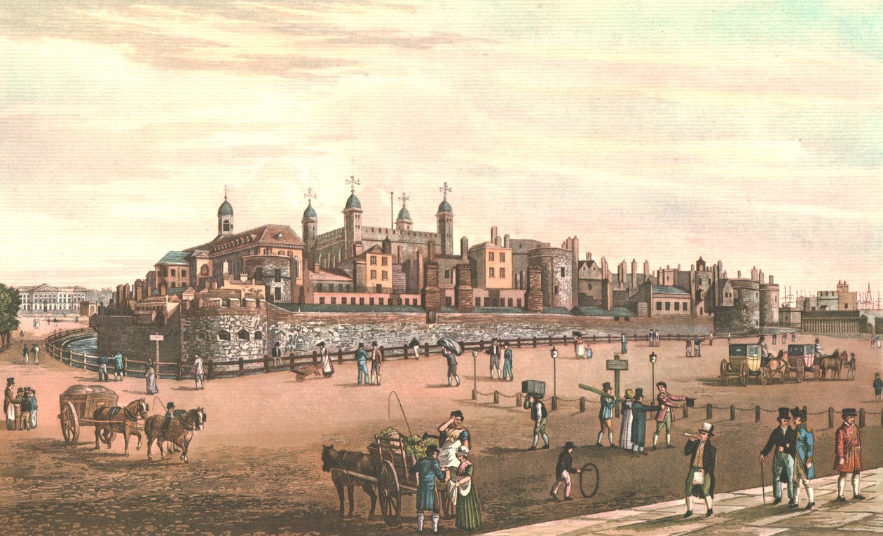 The Tower of London by Robert Havell