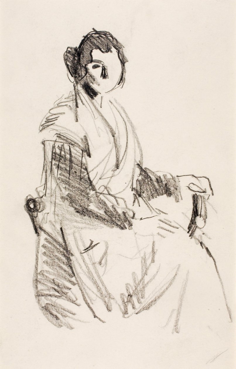 Seated Woman by Robert Henri