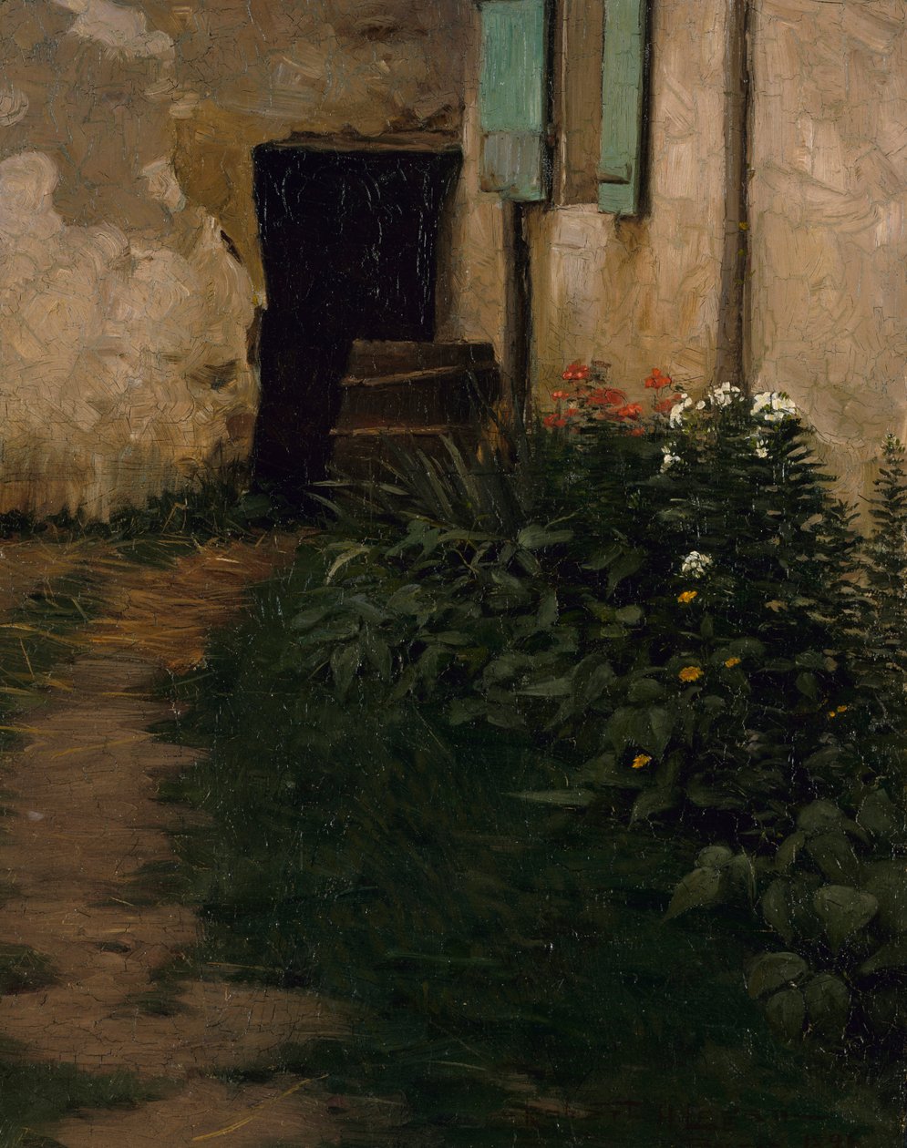 A Garden Path, 1896 by Robert Henry Logan