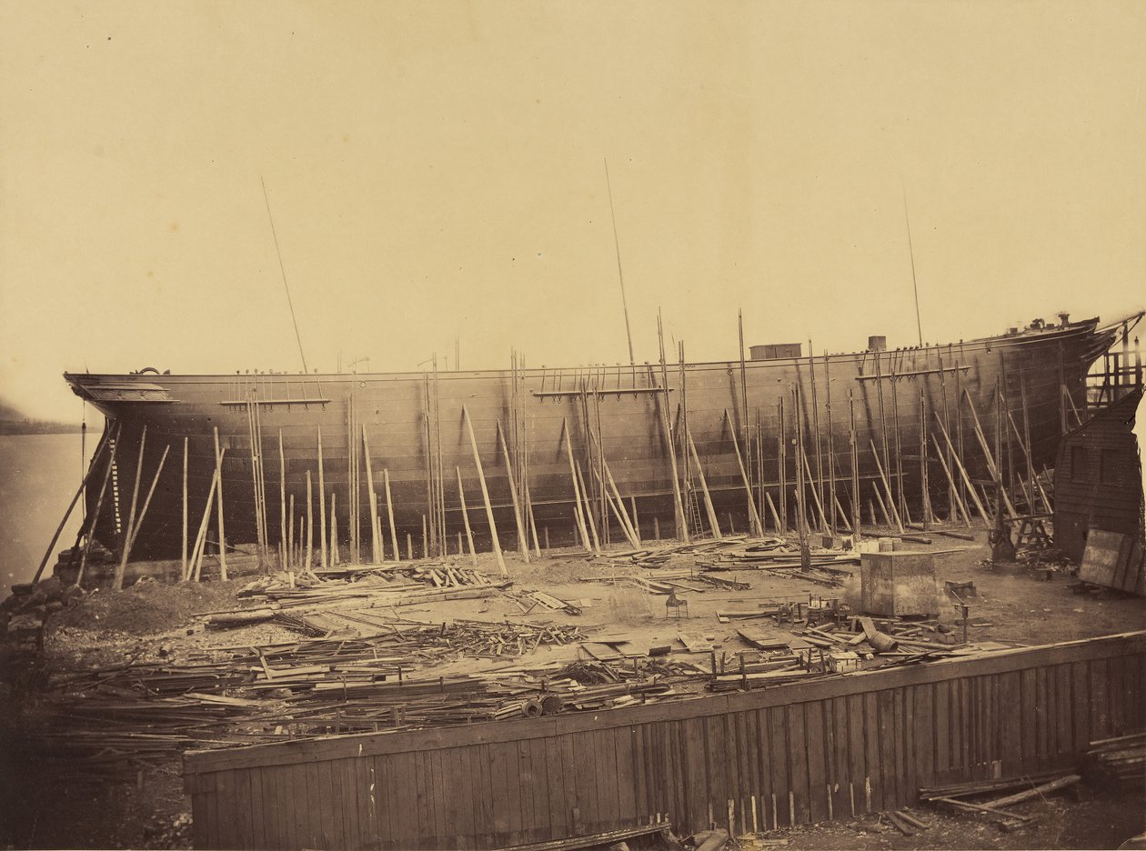 Aphrodita Under Construction, ca. 1857 by Robert Howlett