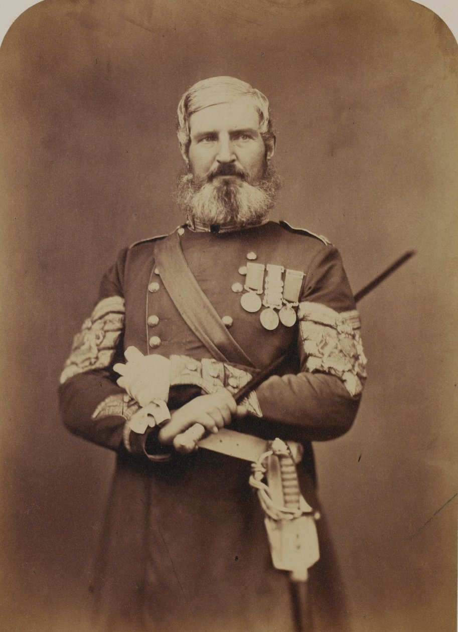 Sergeant-Major Edwards, Scotch Fusiliers Guards by Robert Howlett