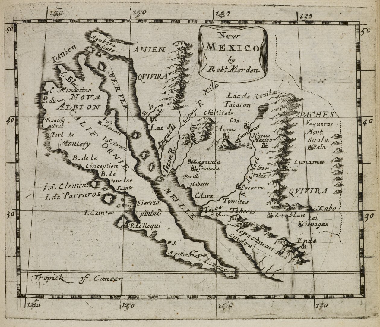 Map 57 New Mexico by Robert Morden
