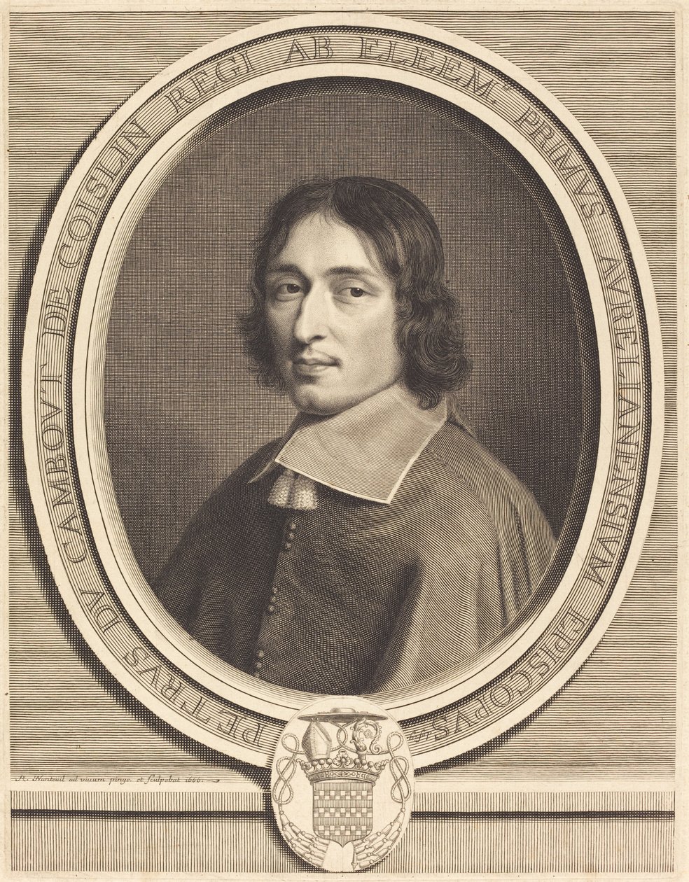 Cardinal de Coislin by Robert Nanteuil