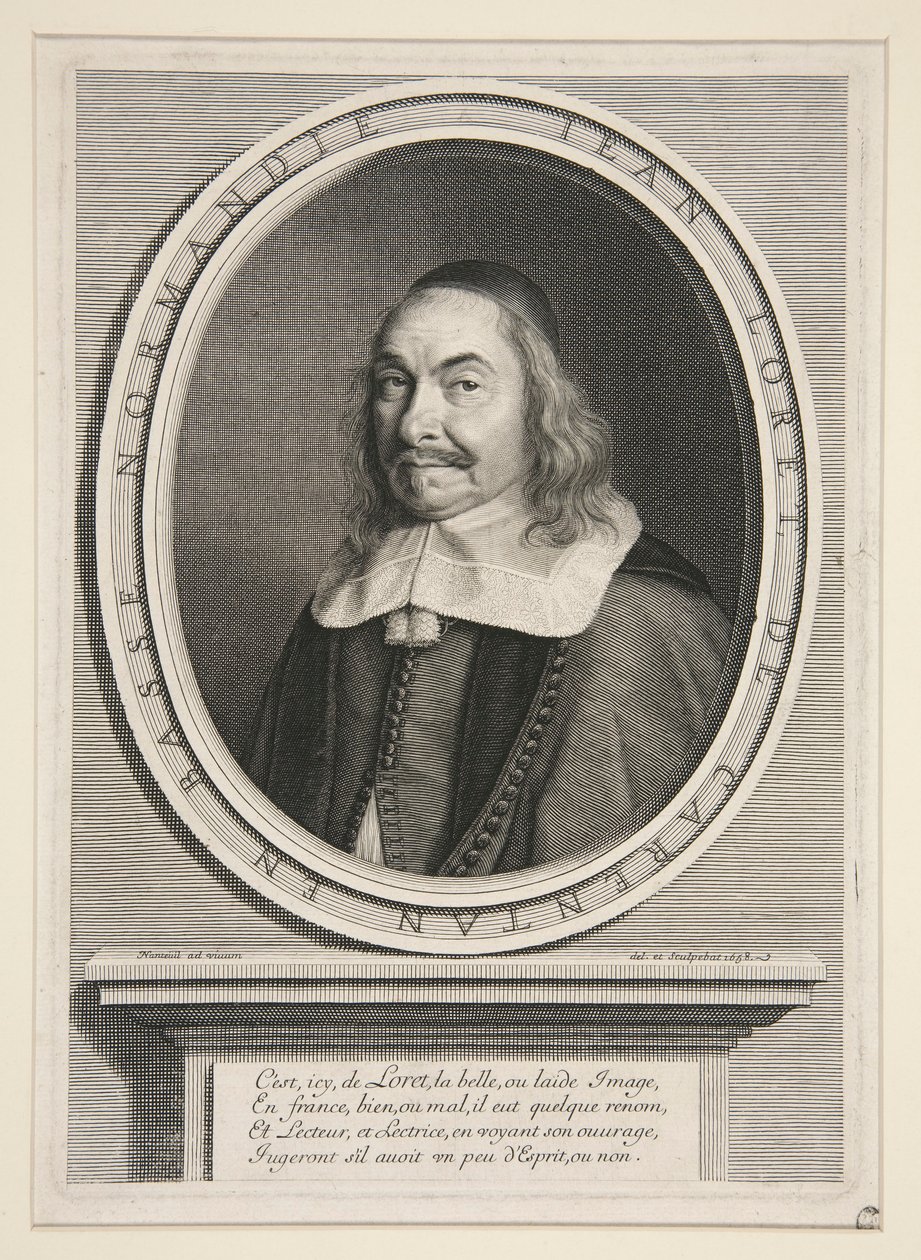 Jean Loret (1595-1665) by Robert Nanteuil