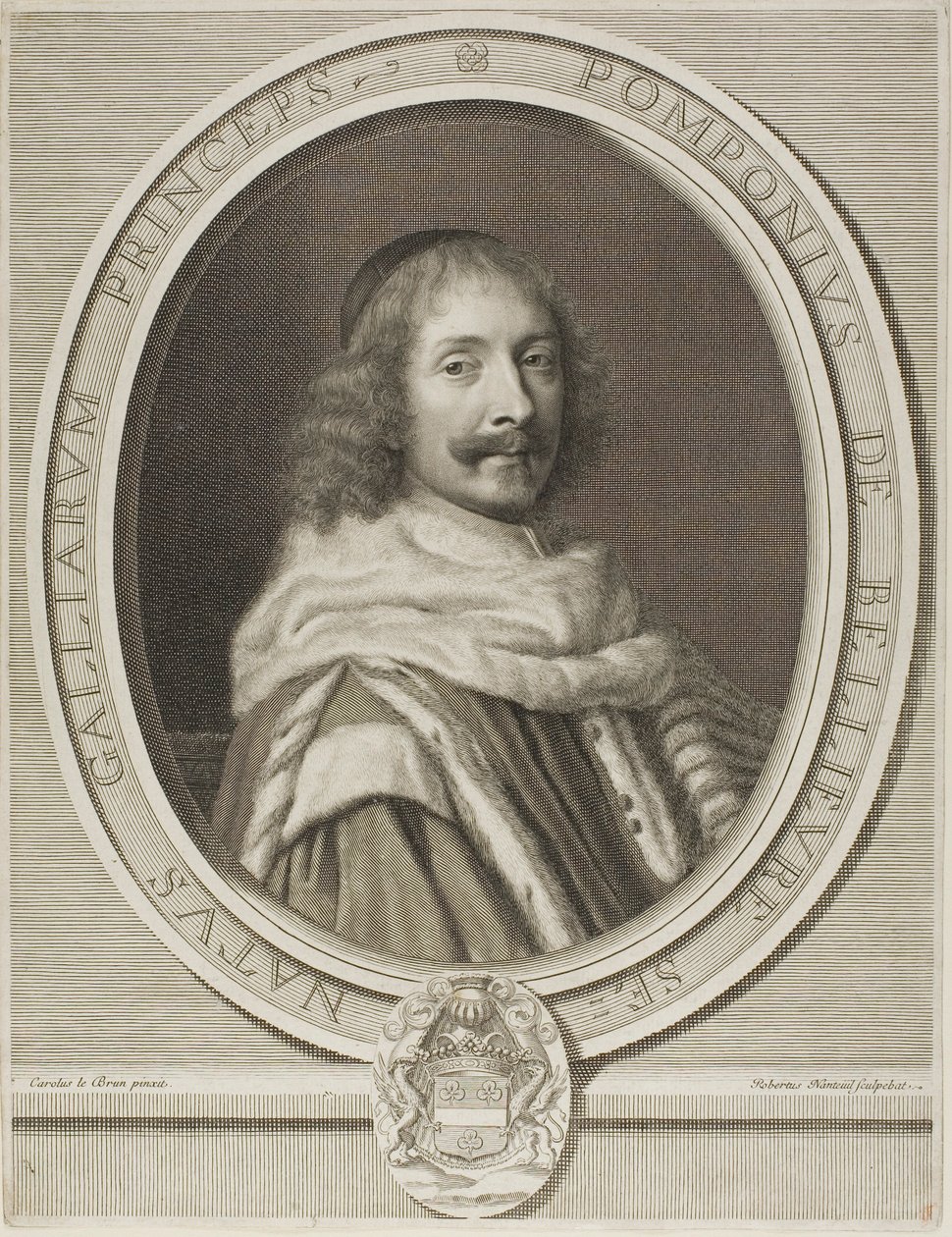 Pompone de Bellièvre by Robert Nanteuil