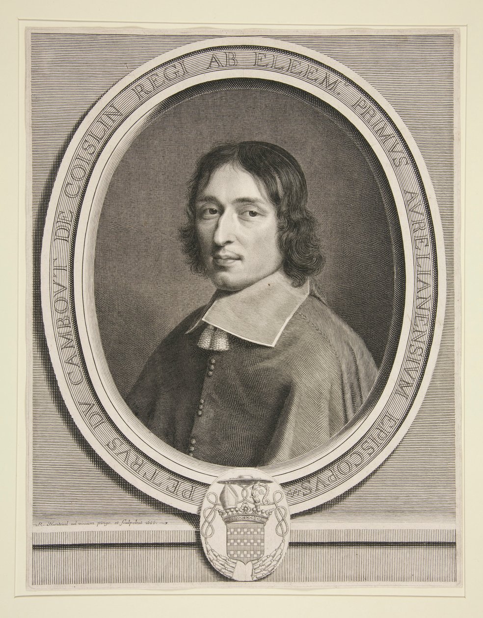 Portrait of Cardinal de Coislin by Robert Nanteuil