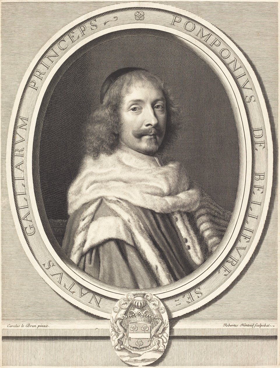 Pompone de Bellievre by Robert Nanteuil after Charles Le Brun