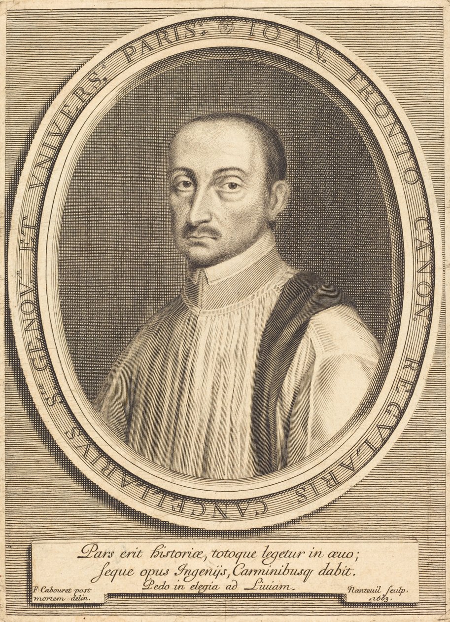 Jean Fronteau by Robert Nanteuil after F. Cabouret