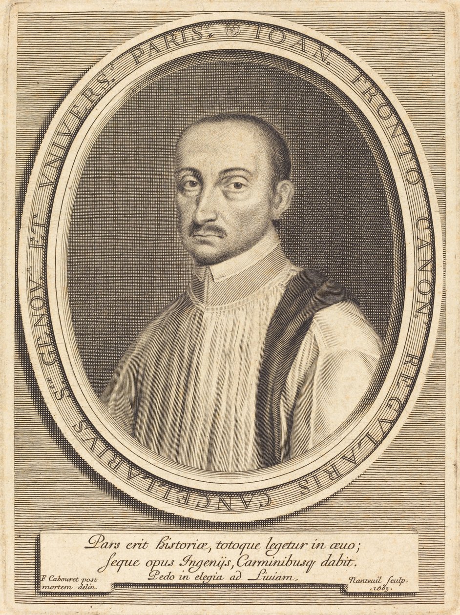Jean Fronteau by Robert Nanteuil after F. Cabouret