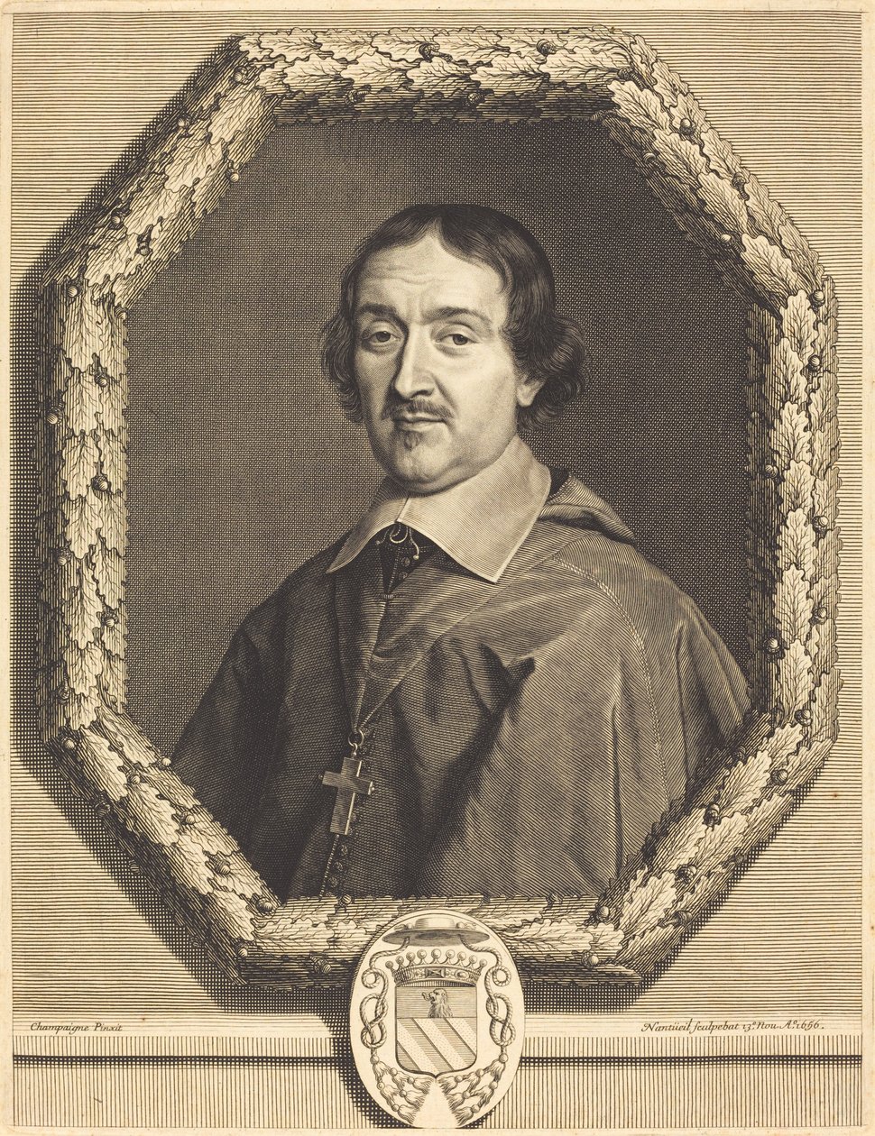 Francois Servien by Robert Nanteuil after Philippe de Champaigne