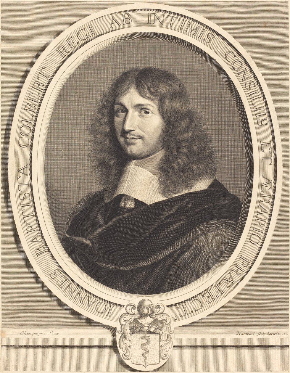 Jean-Baptiste Colbert by Robert Nanteuil after Philippe de Champaigne