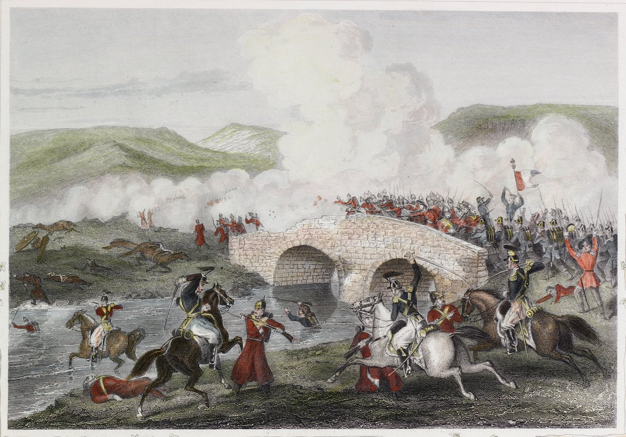 Battle of the Tchernaya by Robert Neal after Hind